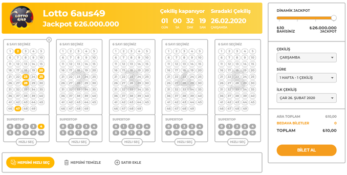 Lotto 6/49 online kupon